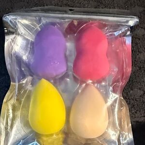 Colorful Makeup Sponge Set 4 piece